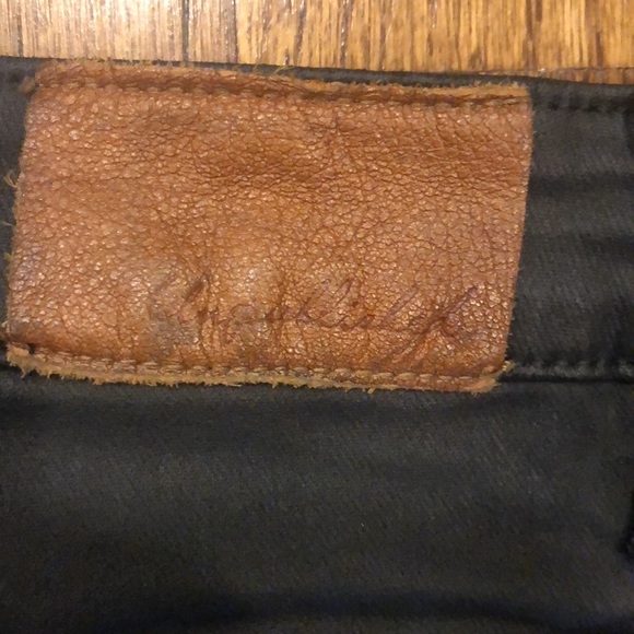 Unpublished black wax coated skinny jeans size 25 - Picture 7 of 8